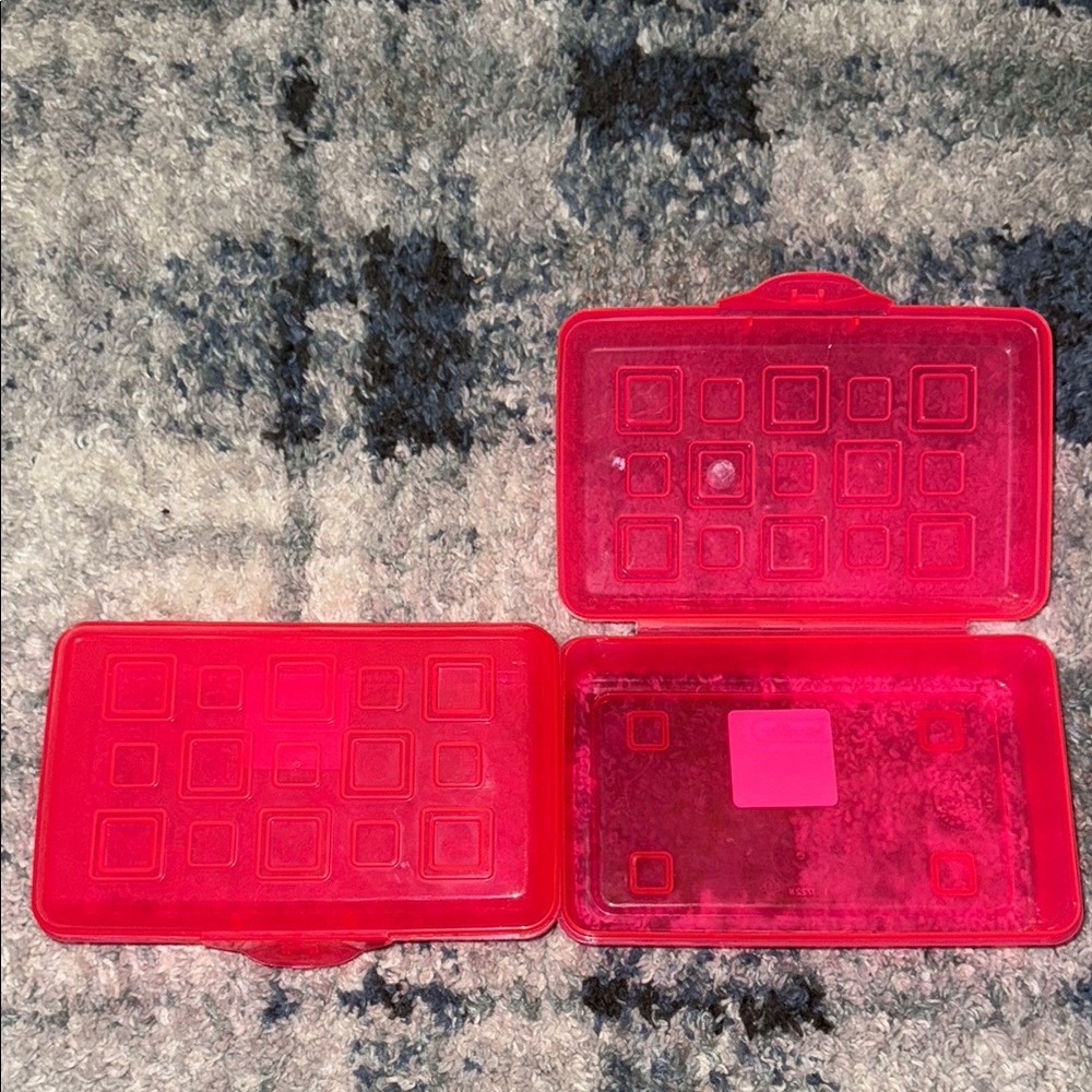 Two Pink Pencil Cases